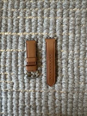 New Shinola 20 mm Leather Watch Band for Apple Watch